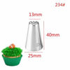 Picture of Symphony Wire Tips, 3 Pcs Leaves Stainless Steel Icing Piping Nozzles For Pastry Fondant Tools (Grass), 3