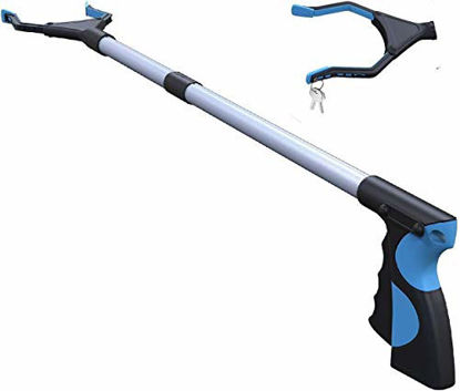 Picture of Grabber Reacher Tool,FitPlus Premium Grabber Tool 32 Inch, Magnet Grabber Reacher for Elderly, Lightweight Extra Long Handy Trash Claw Grabber