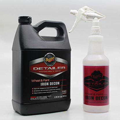 Picture of Meguiars D180101 Wheel & Paint Iron Decon 1 Gallon with Spray Bottle and Sprayer