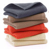 Picture of Homaxy 100% Cotton Waffle Weave Kitchen Dish Cloths, Ultra Soft Absorbent Quick Drying Dish Towels, 12x12 Inches, 6-Pack, Dark Grey