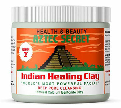 Picture of Aztec Secret - Indian Healing Clay 1 lb - Deep Pore Cleansing Facial & Body Mask - The Original 100% Natural Calcium Bentonite Clay - New Version 2