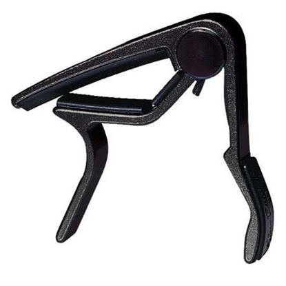 Picture of Jim Dunlop Acoustic Trigger, Curved, Black Guitar Capo (83CB)