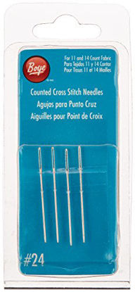 Picture of Boye Cross Stitch Hand Needles-Size 24 4/Pkg (3507503000M)