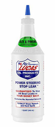 Picture of Lucas 10011 Power Steering Stop Leak - 32 oz, White