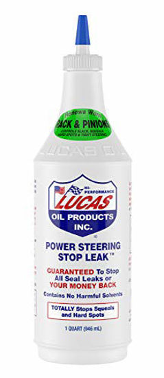 Picture of Lucas 10011 Power Steering Stop Leak - 32 oz, White