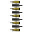 Picture of Nine Bottle Wall Mounted Wine Rack, Iron Frame, Hanging Rack and Towel Holder, 9 Bottle Holder