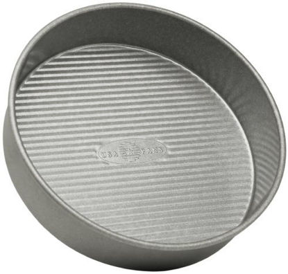 Picture of USA Pan Bakeware Round Cake Pan, 8 inch, Nonstick & Quick Release Coating, Made in the USA from Aluminized Steel