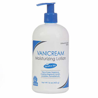 Picture of Vanicream Moisturizing Lotion with Pump | Fragrance and Gluten Free | For Sensitive Skin | 16 Ounce (Pack of 1)