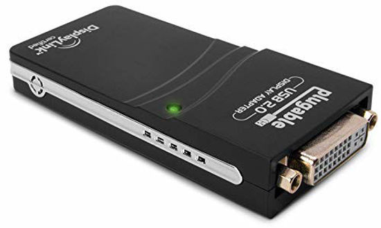 Picture of Plugable USB 2.0 to VGA/DVI/HDMI Video Graphics Adapter for Multiple Monitors up to 1920x1080 (Supports Windows 10, 8.1, 7, XP)