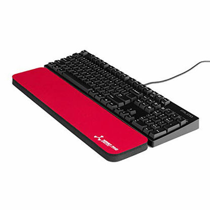 Picture of Grifiti Fat Wrist Pad 17 Red 4 X 17 X 0.75 Inch Wrist Rest for Standard and Mechanical Keyboards New Materials