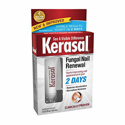 Picture of Kerasal Fungal Nail Renewal Treatment 10ml, Restores the Healthy Appearance of Nails Discolored or Damaged by Nail Fungus (Packaging May Vary)