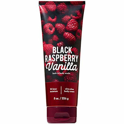 Picture of Bath and Body Works Black Raspberry Vanilla Triple Moisture Body Cream 8 Ounce