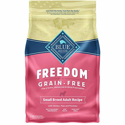 Picture of Blue Buffalo Freedom Grain Free Recipe for Dog, Small Breed Chicken Recipe, 4 lb