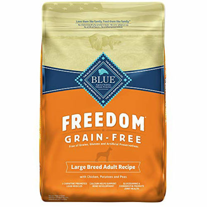 Picture of Blue Buffalo Large Breed Freedom Grain Free Chicken Recipe Dry Dog Food, 24-Pound