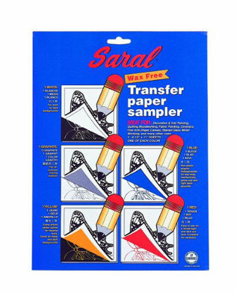 Picture of Dritz Notions DRISRL10 Saral Assorted Tracing Paper, 8 1/2" x 11" - 5 Count