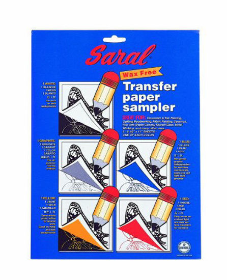 Picture of Dritz Notions DRISRL10 Saral Assorted Tracing Paper, 8 1/2" x 11" - 5 Count