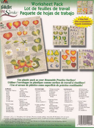Picture of 1009 Berries and Fruit One Stroke Reusable Painting Teaching Guide Worksheet Pack