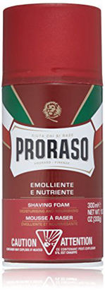 Picture of Proraso Shaving Foam, Moisturizing and Nourishing for Coarse Beards, 10.6 oz