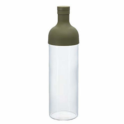 Picture of Hario Filter-In Cold Brew Tea Bottle, 750ml, Olive Green