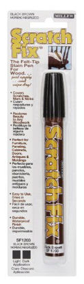 Picture of Miller SF1203 Wood Stain Scratch Fix Pen / Wood Repair Marker - Black Brown Wood