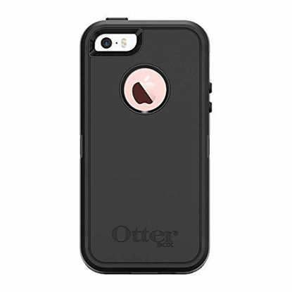 Picture of OtterBox DEFENDER SERIES Case for iPhone SE (1st gen - 2016) and iPhone 5/5s ONLY - Retail Packaging - BLACK (77-54888)