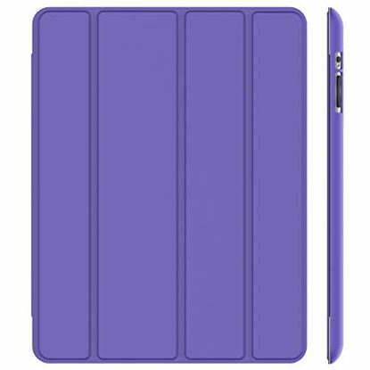 Picture of JETech Case for iPad 2 3 4 (Old Model), Smart Cover with Auto Sleep/Wake, Purple