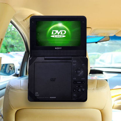 Picture of TFY Car Headrest Mount compatiable with Portable DVD Player-9 Inch