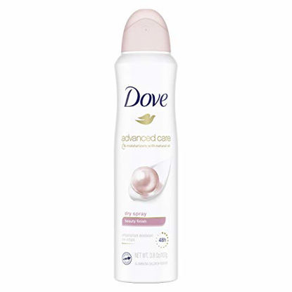 Picture of Dove Dry Spray Antiperspirant Deodorant, Beauty Finish 3.8 Ounce (Pack of 1)