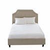 Picture of Sleep Philosophy All Natural 100% Cotton Filled Mattress Pad Washable Bed Protector, Calking, White