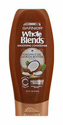 Picture of Garnier Whole Blends Conditioner with Coconut Oil & Cocoa Butter Extracts, 12.5 Fl Oz (1 Count)