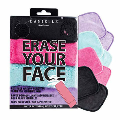 Picture of Make-up Removing Cloths 4 Count, Erase Your Face By Danielle Enterprises Enterprises Enterprises