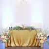 Picture of ShinyBeauty 60inx102in Sequin Tablecloth for Wedding/Party- Gold (Gold #70)