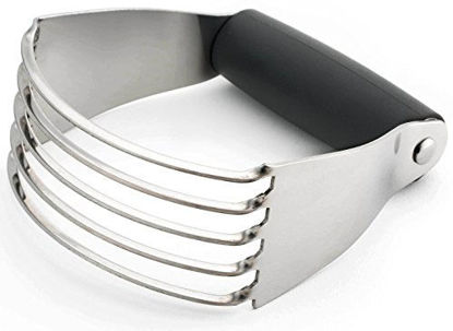 Picture of Spring Chef Dough Blender, Top Professional Pastry Cutter with Heavy Duty Stainless Steel Blades, Medium Size