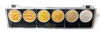 Picture of Coliro M600 Artist Mica Watercolor Paint, Metallic, Gold & Silver (6-Color/Set)