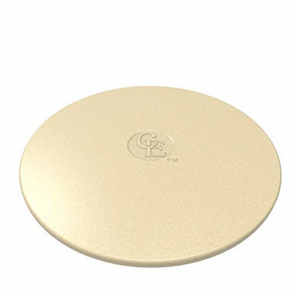 Picture of Pizza Stone for Best Crispy Crust Pizza, The Only Stoneware with Thermarite (Engineered Tuff Cordierite). Durable, Certified Safe, Ovens & Grills 16 Round, Bonus Recipe Ebook & Free Scraper