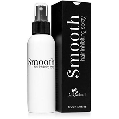 Picture of Smooth - Best All Natural Hair Growth Inhibitor Spray for Use After Removal from Body or Face - Permanently Minimizes Regrowth for Women and Men - Safe for Sensitive Skin