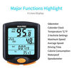 Picture of RISEPRO Bike Computer, Wireless Bicycle Speedometer Bike Odometer Cycling Multi Function Waterproof 4 Line Display with Backlight YT-813