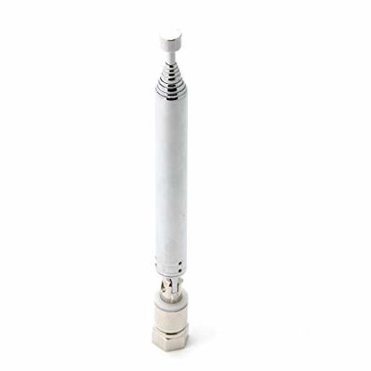 Picture of Ancable FM Antenna Telescopic Aerial 75 Ohm UNBAL for All F Connector Radio & Tivoli Audio Model One Two Three Music System Radio