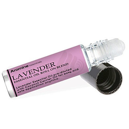 Picture of Lavender Essential Oil Roll On, Pre-Diluted 10ml (1/3 fl oz)