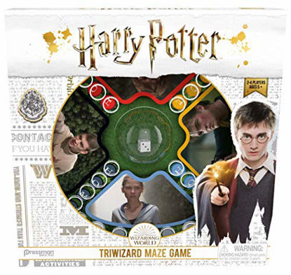 Picture of Pressman Harry Potter Triwizard Maze Game - Classic Pop 'N' Race Gameplay with A Magical Twist