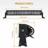 Picture of Auxbeam 22" LED Light Bar 120W LED Driving Light Off-Road Lights Spot Flood Combo Work Light Fog Lamp 5D Lens with Wiring Harness for SUV, ATV, UTV, Jeep, Vehicle, Pickup