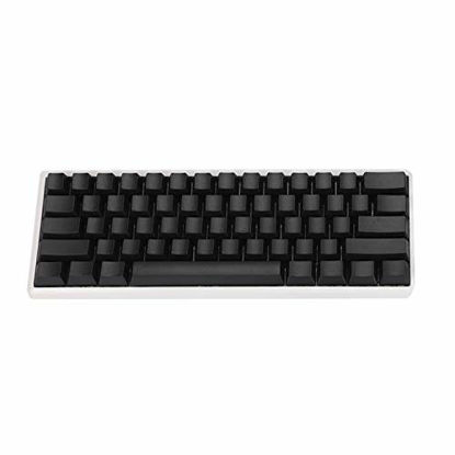 Picture of Blank Thick PBT OEM Profile 61 ANSI Keycaps for MX Switches Mechanical Keyboard (Black)(Only Keycap)