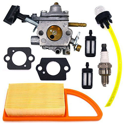 Picture of FitBest Carburetor Tune Up Kit for Stihl BR500 BR550 BR600 Backpack Blower Zama C1Q-S183 Carb