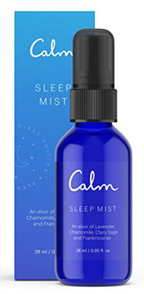 Picture of Calm Sleep Mist Pillow Spray with Essential Oils, Lavender, 28 ML