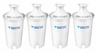 Picture of Brita Standard Replacement Filters for Pitchers and Dispensers, 4 Count, White