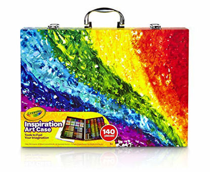 Picture of Crayola Inspiration Art Case Coloring Set, Gift for Kids, 140 Art Supplies