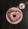 Picture of Nordic Ware Cast Bundt Bakeware Tiered Heart, 12-Cup, Toffee
