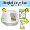 Picture of Purina Tidy Cats Hooded Litter Box System, Breeze Hooded System Starter Kit Litter Box, Litter Pellets & Pads