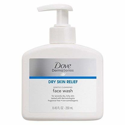 Picture of Dove Derma Series Dry Skin Relief Gentle Cleansing Face Wash 8.45 fl oz