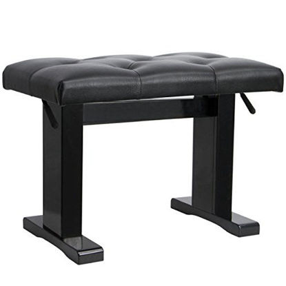 Picture of On-Stage KB9503B Height Adjustable Piano Bench, Black Gloss